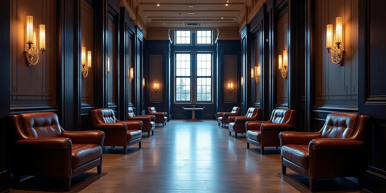 Sophisticated office interior with meticulous detail